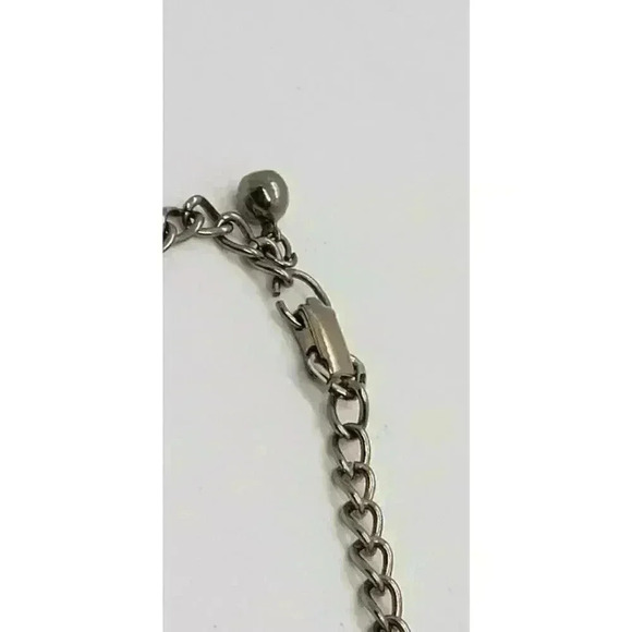 Vintage Necklace Choker Round Coin Discs Snail Chain Retro MCM - Picture 5 of 7